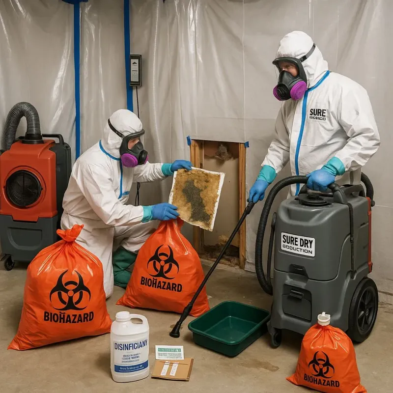 Contaminated Water Handling Protocols process in Anton, TX